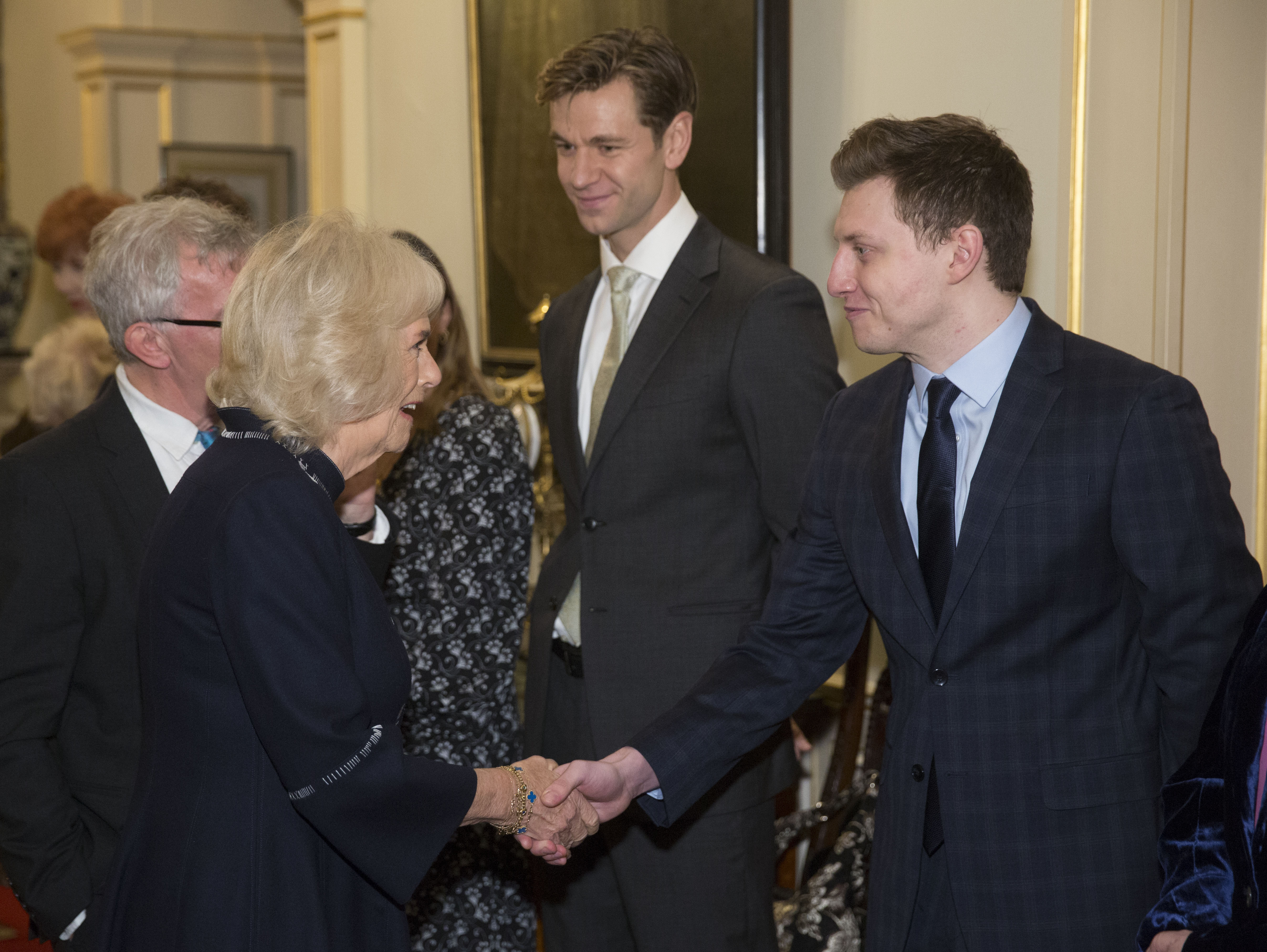 The Duchess meets Archers cast