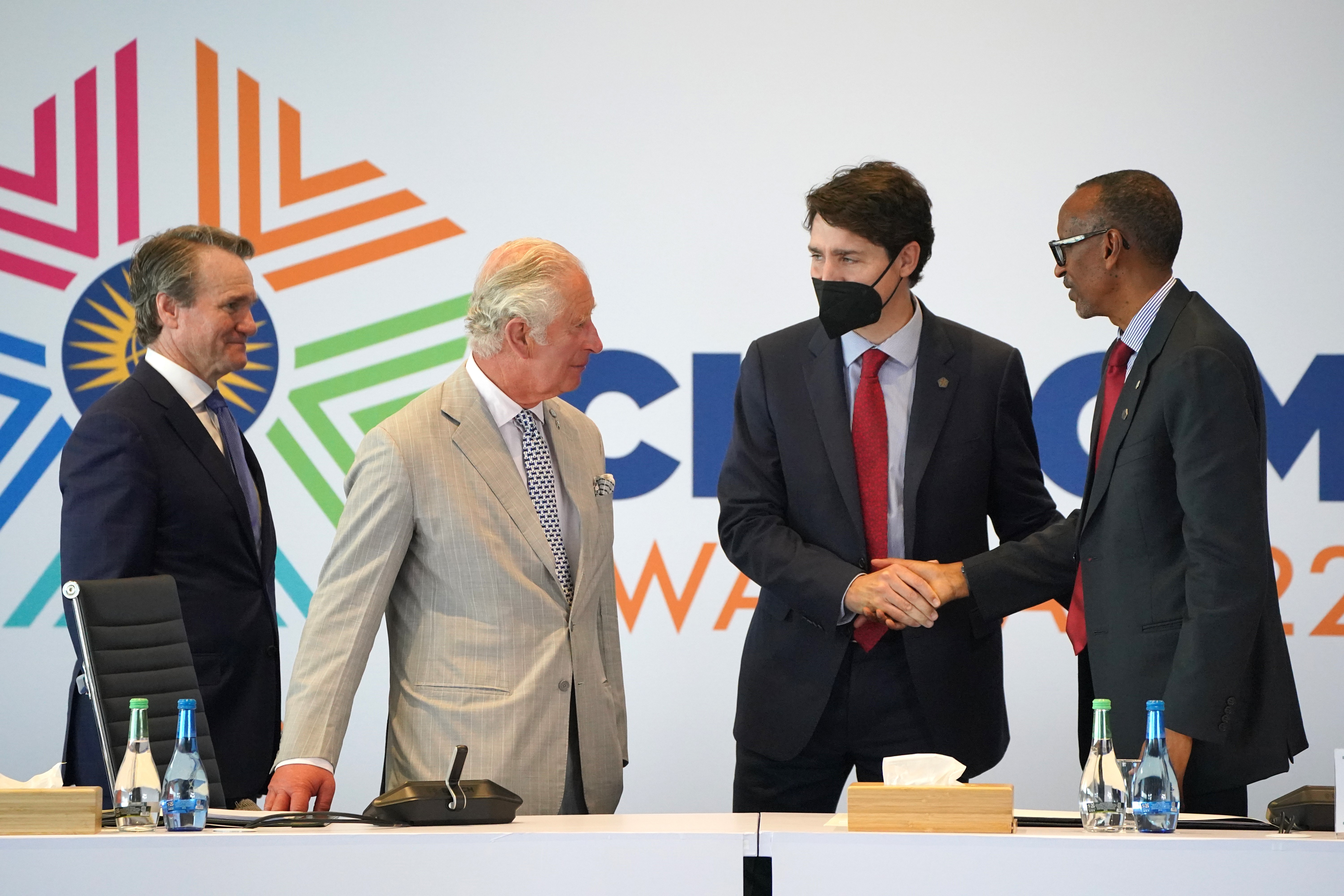 The Prince of Wales attends the Sustainable Markets Leader-Level Roundtable