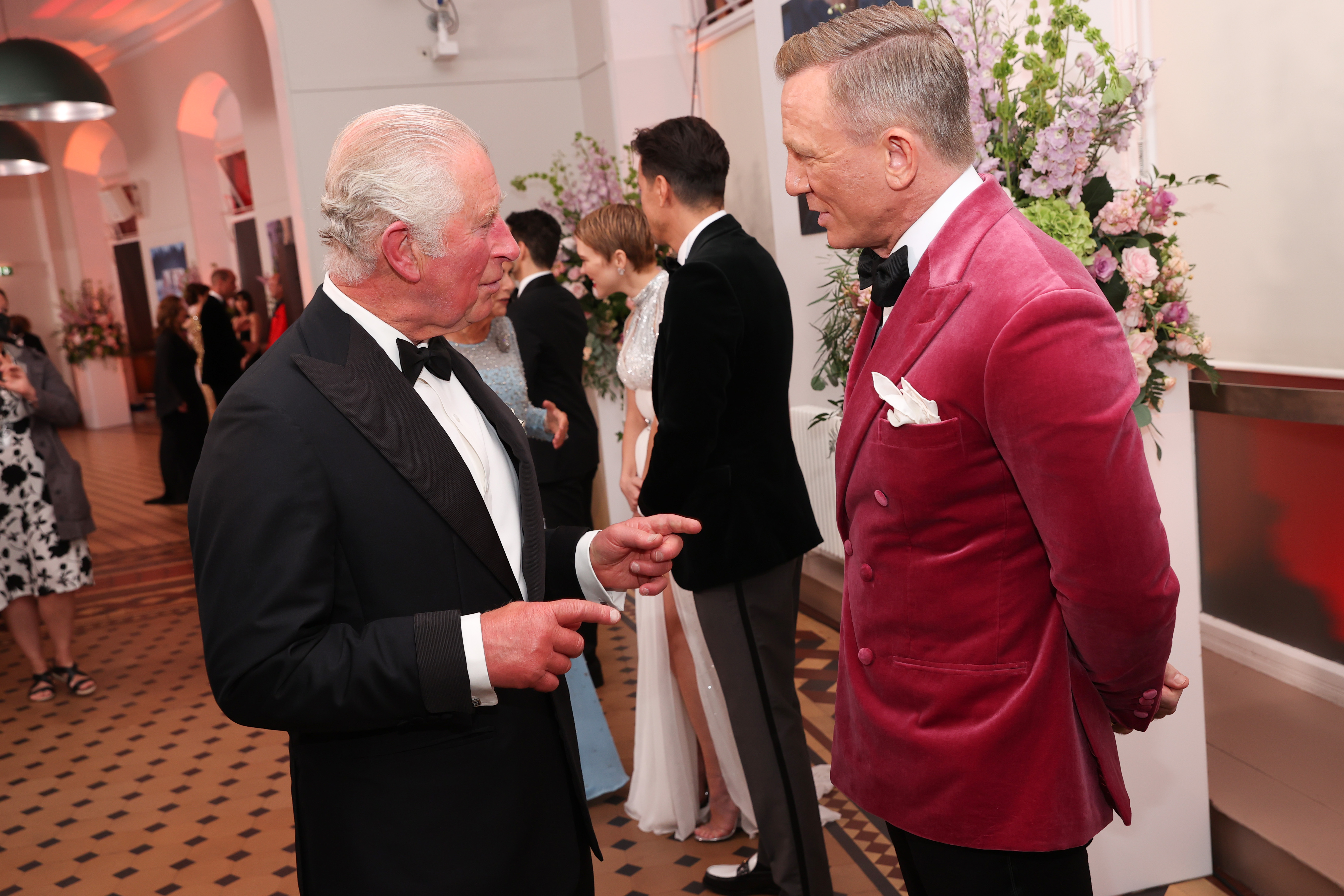 The Prince of Wales meets Daniel Craig
