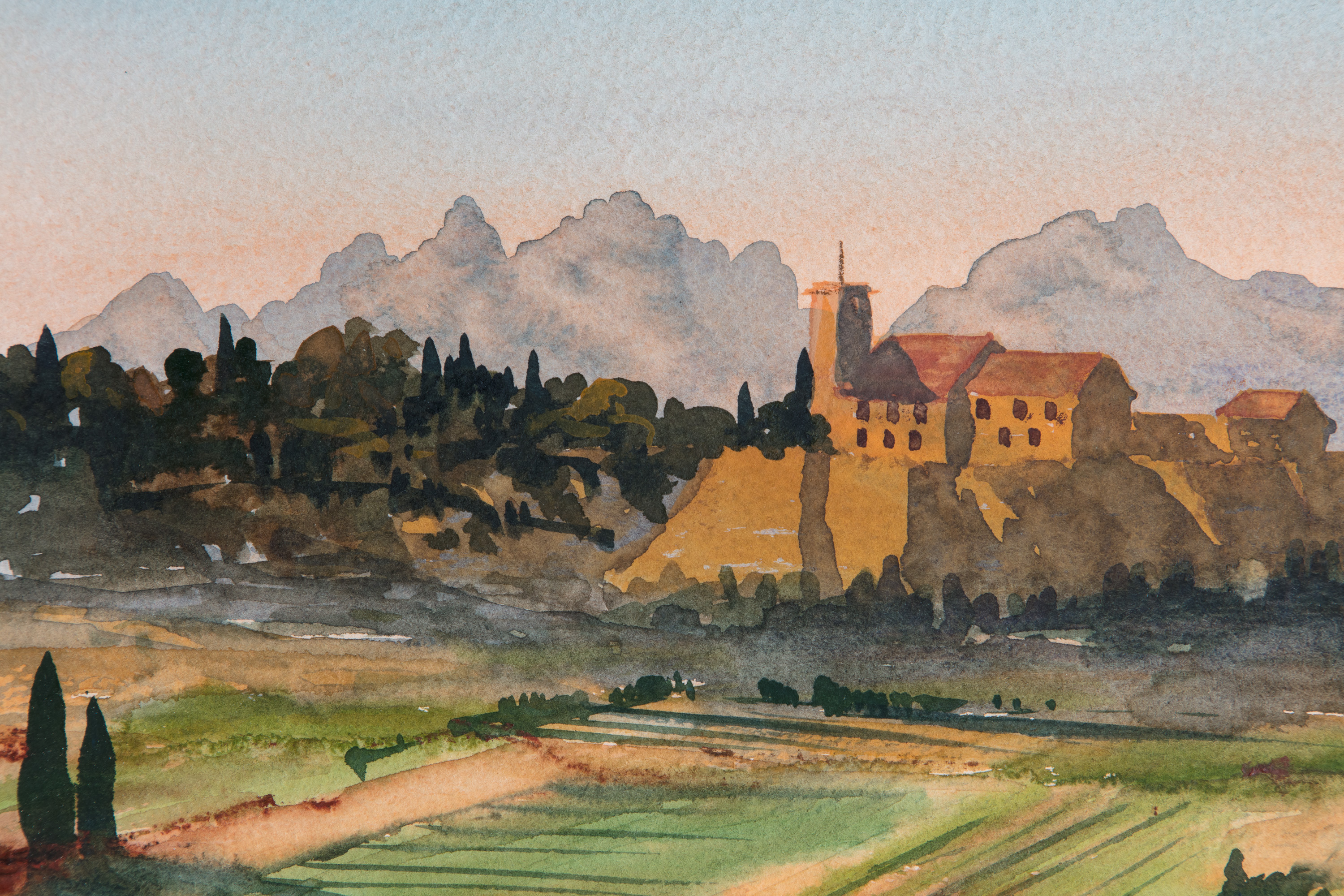 View in South of France by HRH The Prince of Wales