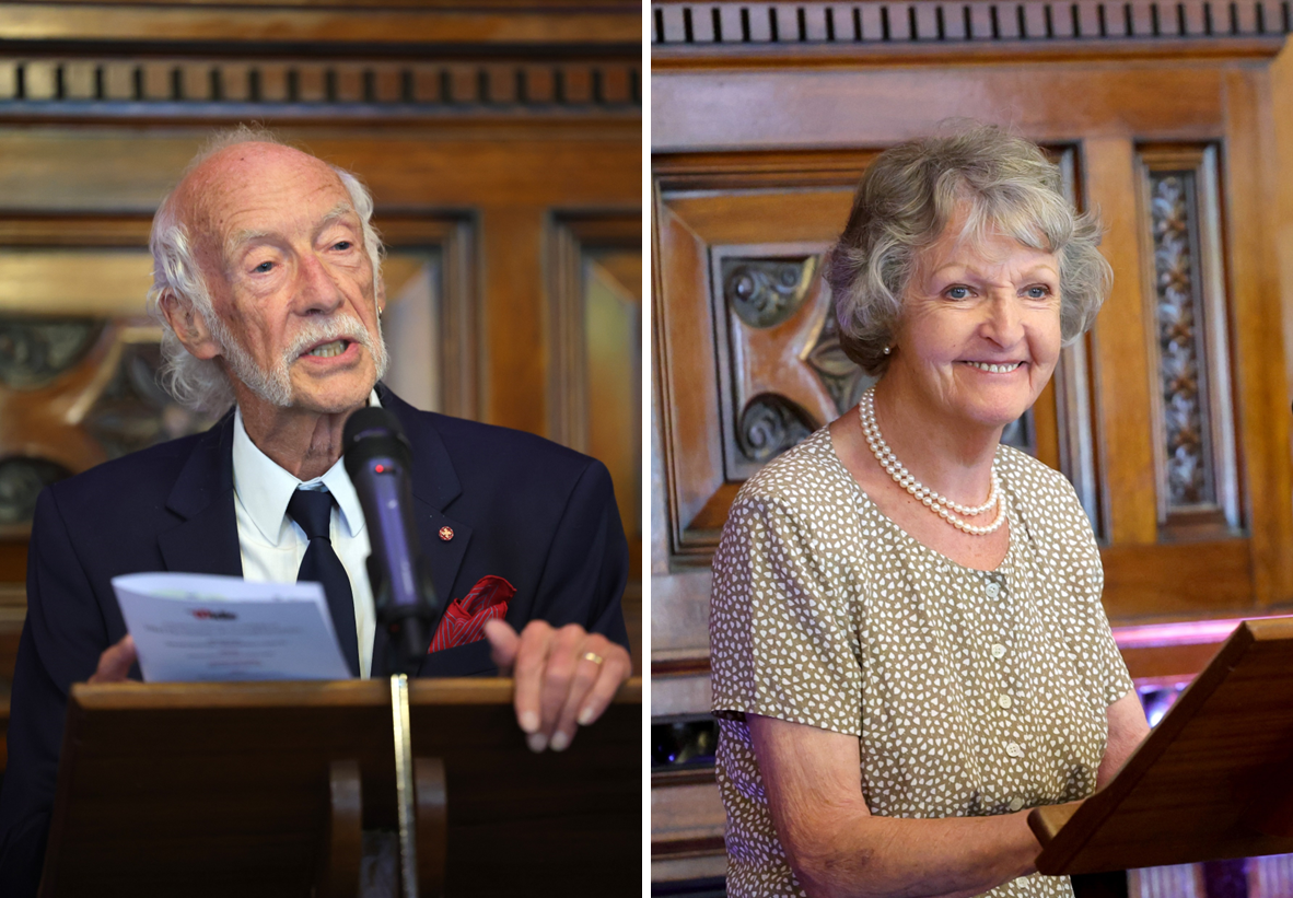 Poetry reading at the event