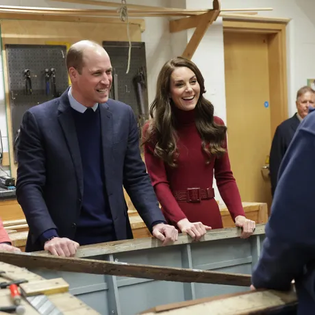 The Duke and Duchess of Cornwall at the National Maritime Museum