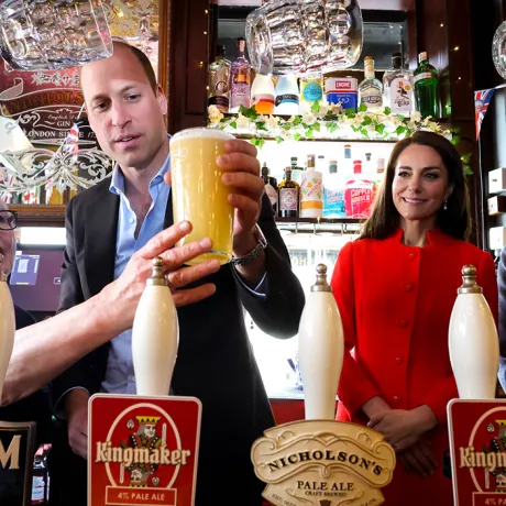 The Prince and Princess of Wales visit Soho