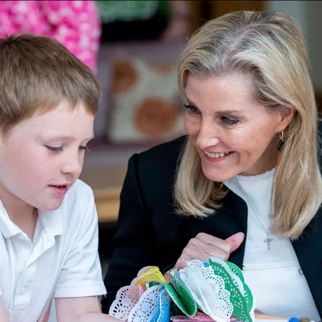 The Duchess of Edinburgh spends the day in Surrey