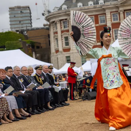 The Duke of Gloucester marks 70 years since the end of the Korean War