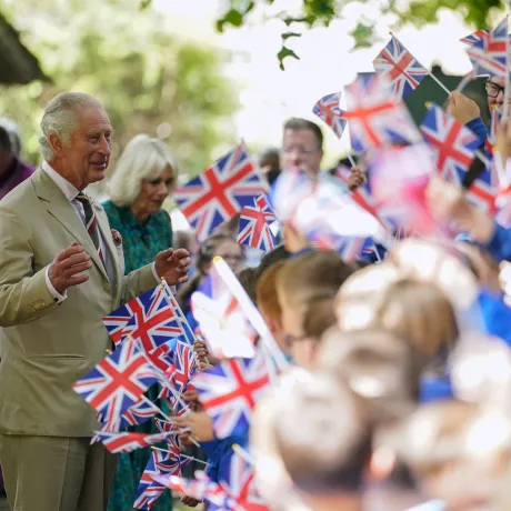 The King and Queen in Brecon