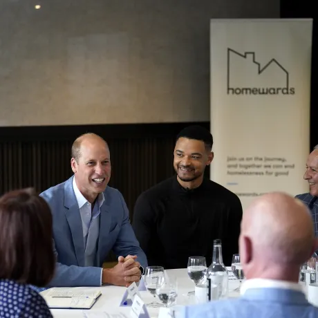 The Prince of Wales and Steven Bartlett sit in on a Homewards roundtable