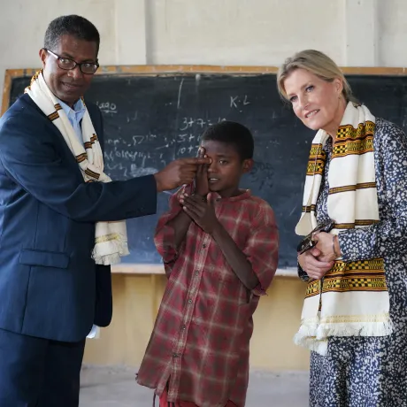 The Duchess of Edinburgh marks World Sight Day