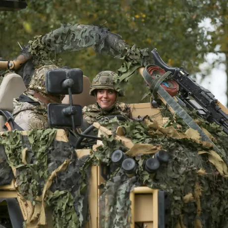 The Princess of Wales visits 1st The Queen’s Dragoon Guards,