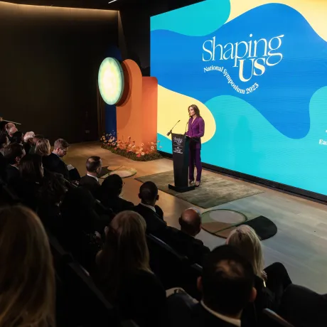 The Princess of Wales speaks at the Shaping Us National Symposium
