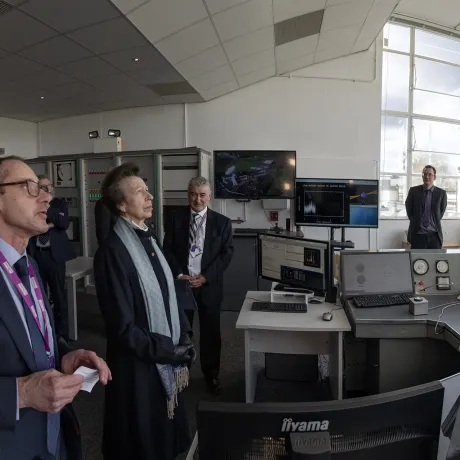 The Princess Royal at the Jodrell Bank Observatory