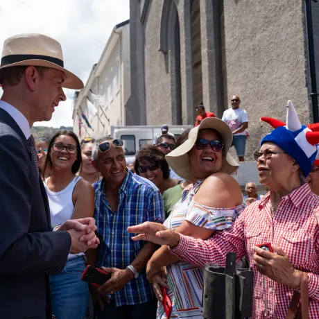 The Duke of Edinburgh in St Helena