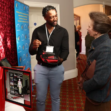 The Princess Royal visits Off The Streets knife crime community group