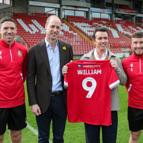 The Prince of Wales visits Wrexham