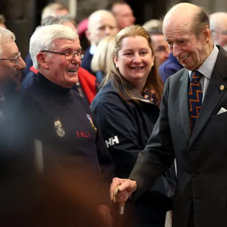 The Duke of Kent attends a Service of Thanksgiving at Westminster Abbey