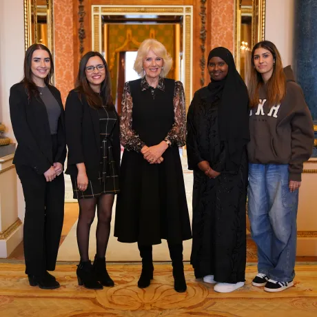 The Queen with SafeLives Changemakers