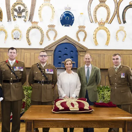 The Duke and Duchess of Edinburgh in Rutland