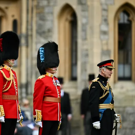 The King presents New Colours