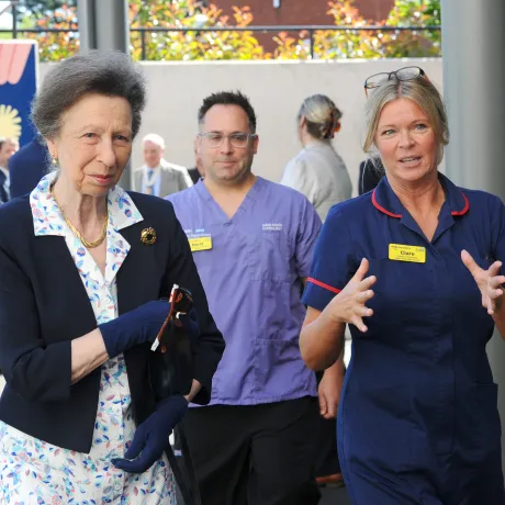 The Princess Royal visits Worcestershire Royal Hospital