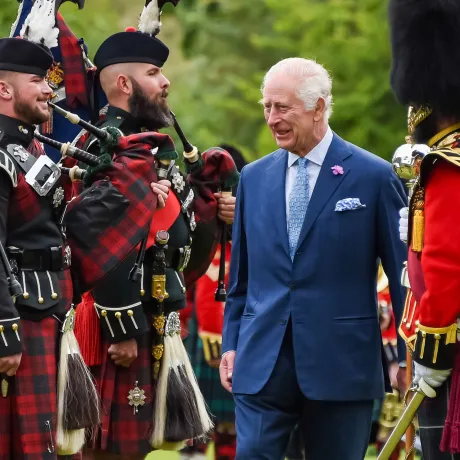 The King during the Ceremony of the Keys