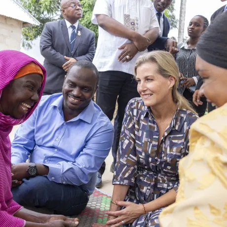 The Duchess of Edinburgh in Tanzania