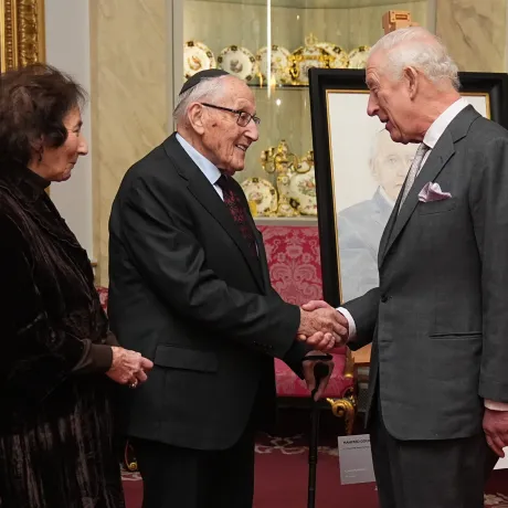 The King meets Manfred Goldberg