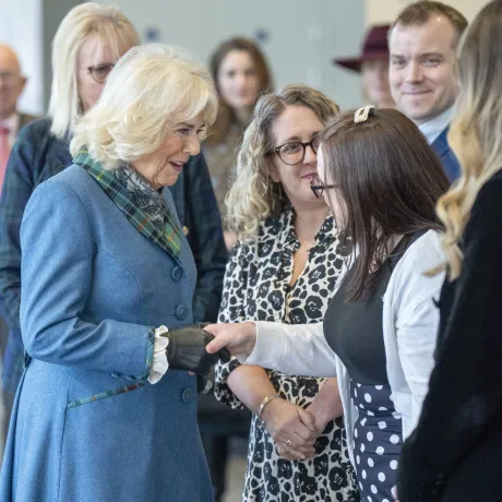 The Queen visits the University of Aberdeen