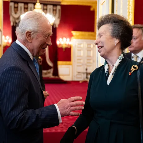 The King and The Princess Royal at The Butler Trust Awards