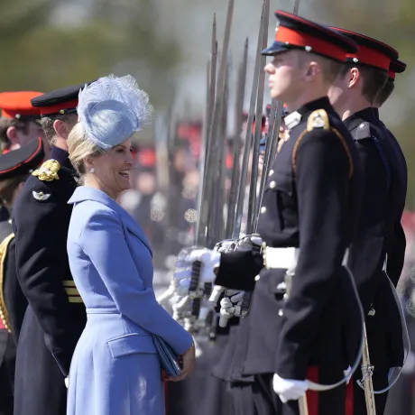 The Duchess of Edinburgh attends the Sovereign's Parade at Sandhurst