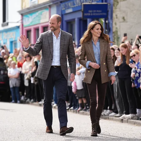 The Prince and Princess of Wales in Tobermory