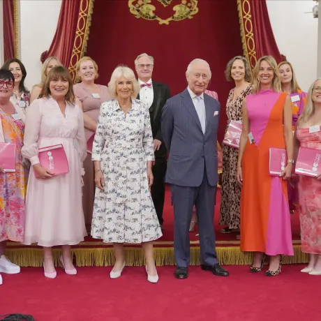 The King and Queen with the Change + Check Choir