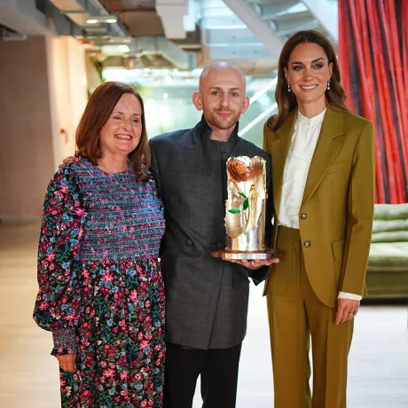 The Princess of Wales presents the Queen Elizabeth II Award for British Design