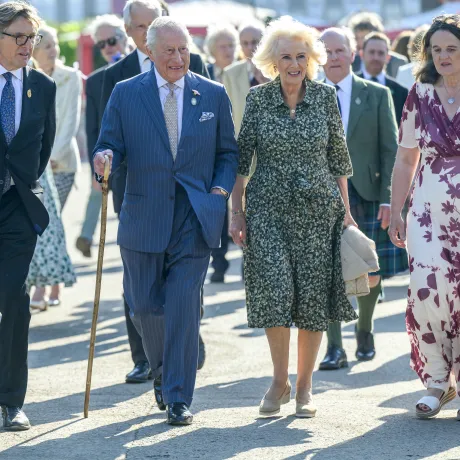 The King and Queen at Chelsea Flower Show