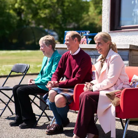 The Duke and Duchess of Edinburgh at the Inner Hebrides