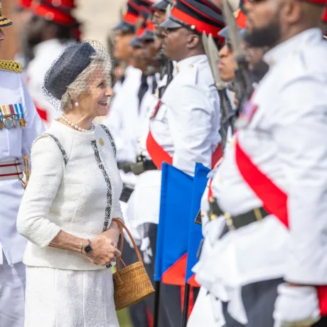 The Duchess of Gloucester in Bermuda