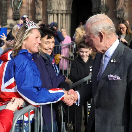 The King in Staffordshire