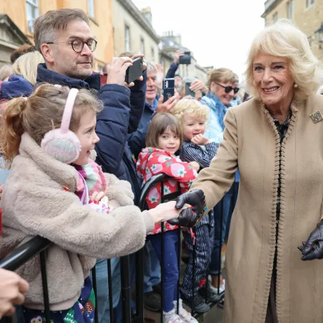 The Queen meets members of the community in Wiltshire