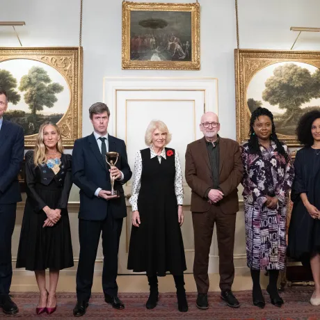 The Queen hosts a reception for Booker Prize finalists