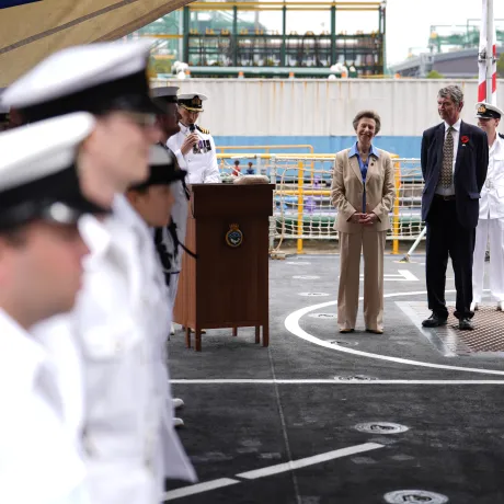 The Princess Royal in Singapore