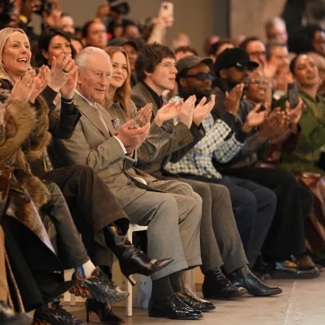 The King at London Fashion Week