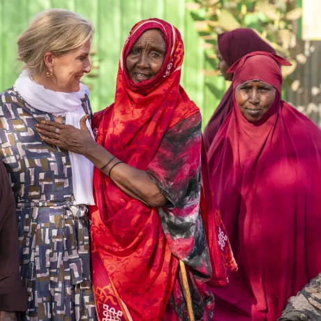 The Duchess of Edinburgh in Somalia
