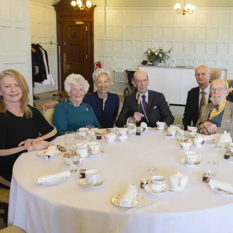 The Duke of Kent visits Bletchley Park