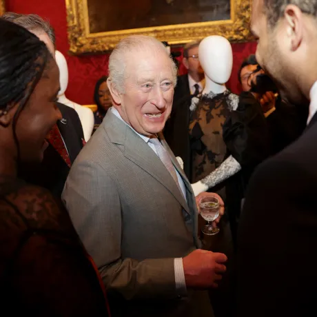 The King hosts a reception for Nigerian Diaspora