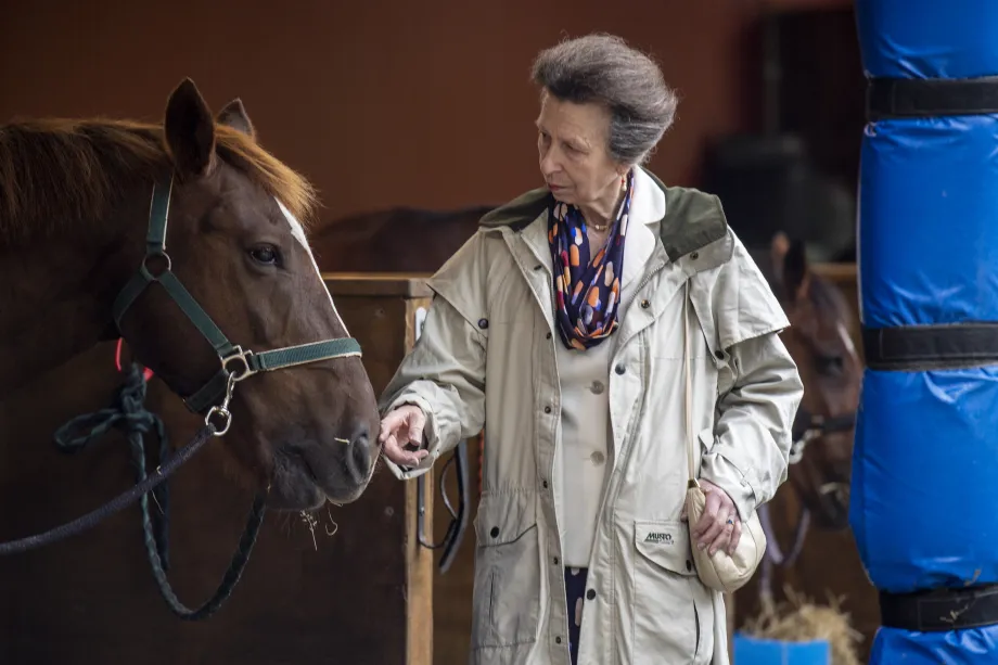 HRH with a horse
