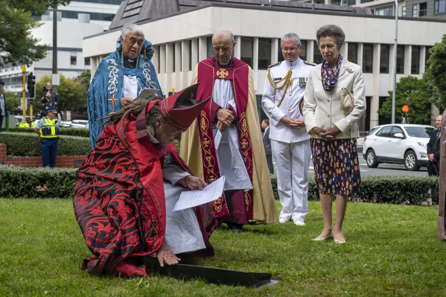 HRH with clergy