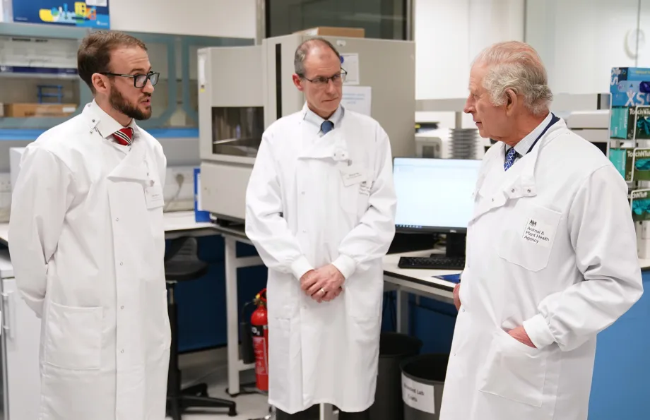 His Majesty visits APHA