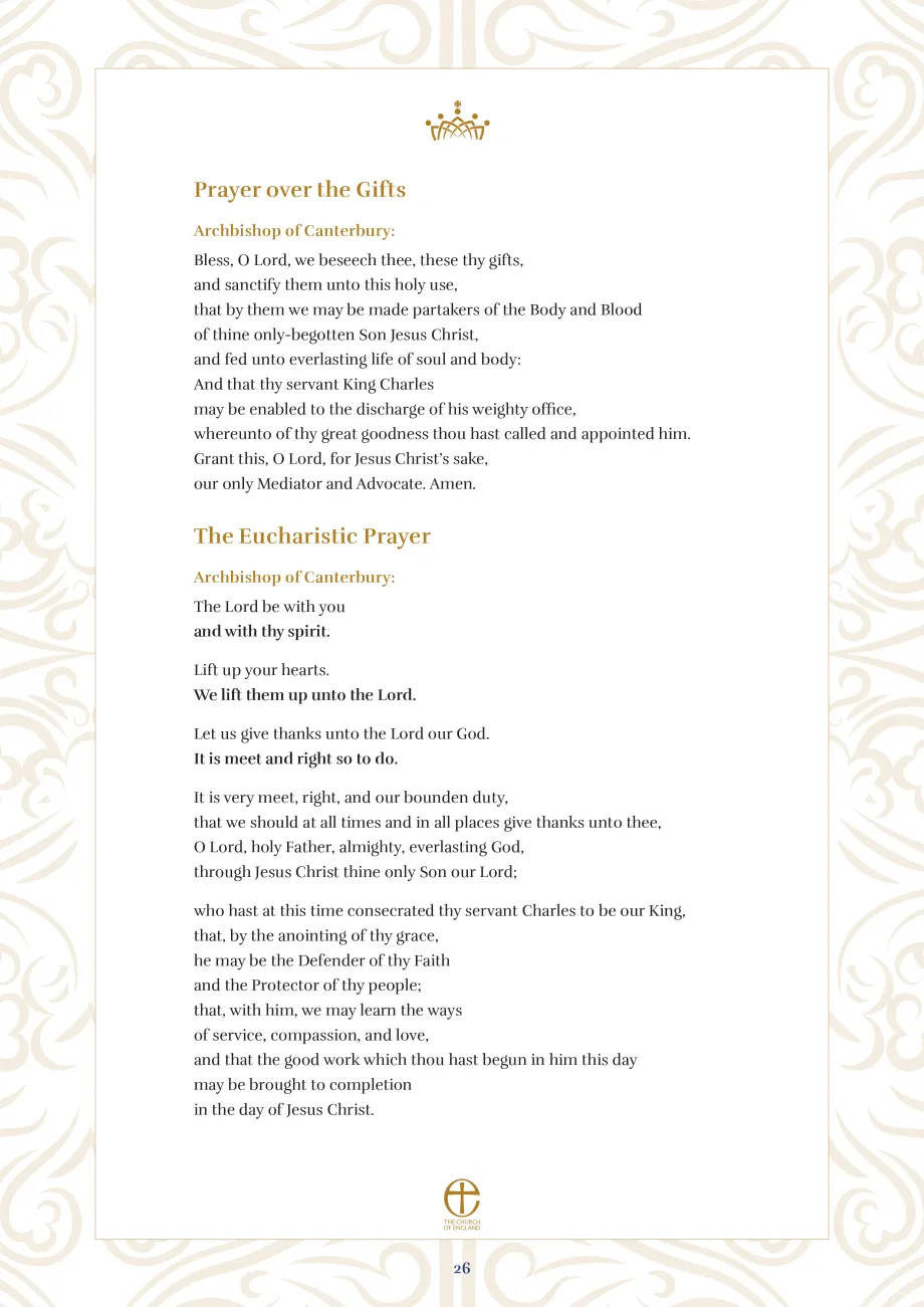 The Coronation Liturgy