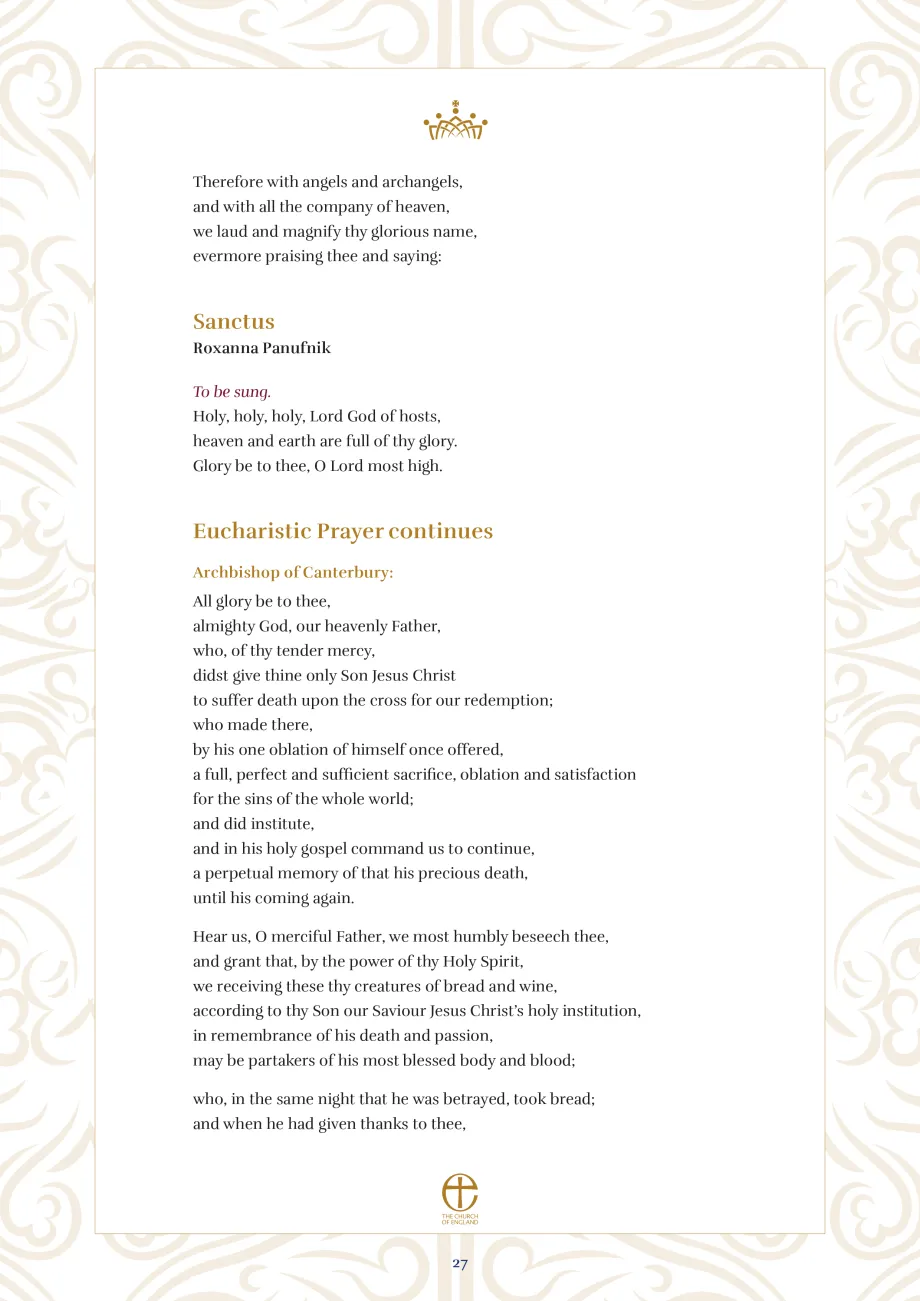 The Coronation Liturgy