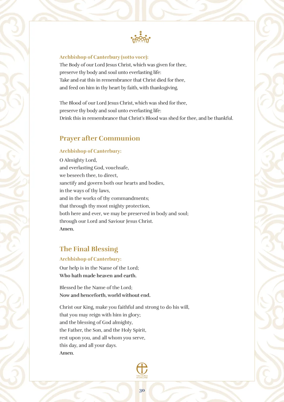 The Coronation Liturgy