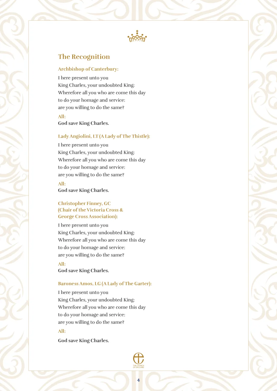 The Coronation Liturgy